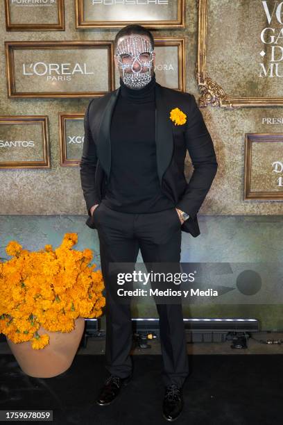 Alejandro Nones poses for a photo during a red carpet of the Gala de Dia de Muertos Vogue 2023 on October 26, 2023 in Mexico City, Mexico.