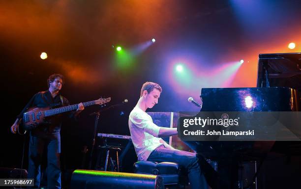 Michael Pollack performs at the Best Buy Theater on August 10, 2013 in New York City.