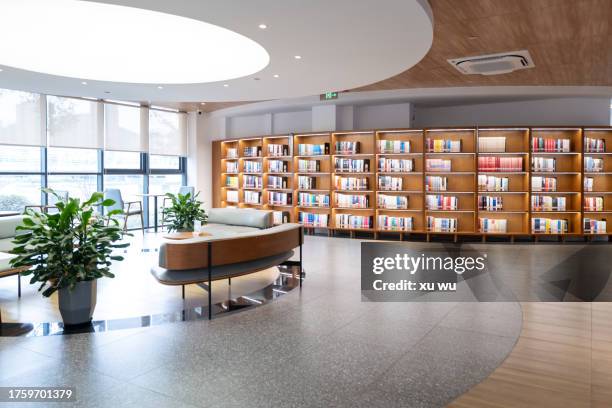 rest and reading area in the library - 浙江省 - fotografias e filmes do acervo