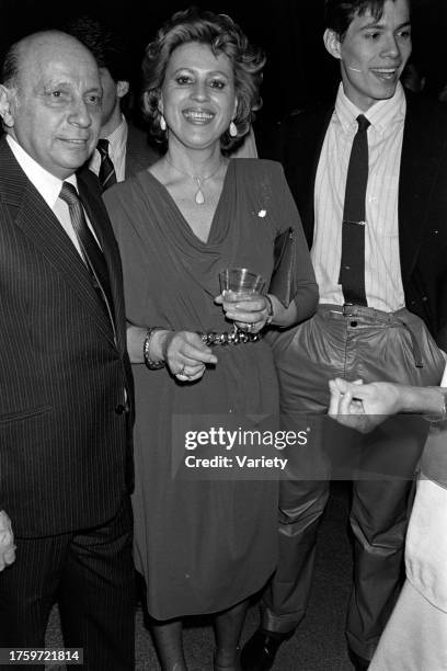 Guest, Jolanda Addolori, and Francesco Daniele Quinn attend an event in the Egyptian wing of the Metropolitan Museum of Art in New York City on April...