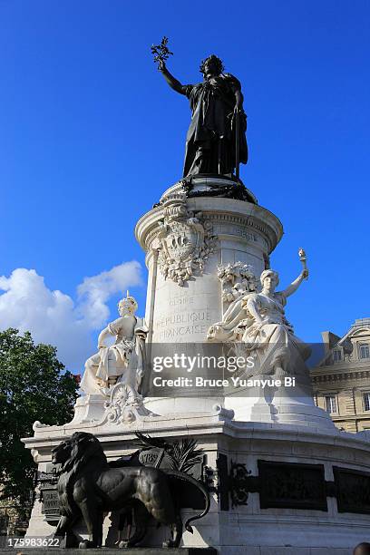 Mpc Statue 19,257 Place De La Republique Paris Stock Photos, High-Res Pictures ...
