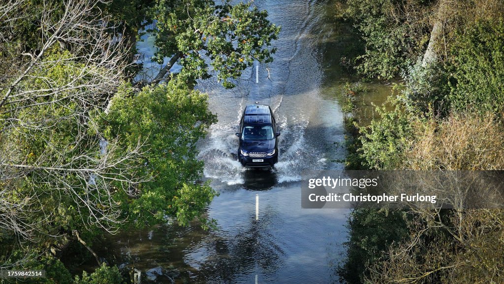 Flooding In Tewkesbury As The River Severn Remains High