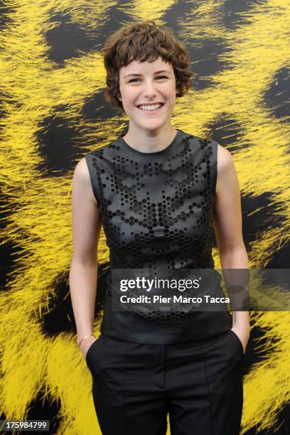 Actress Carla Juri attends 'Feuchtgebiete' photocall during the 66th Locarno Film Festival on August 11, 2013 in Locarno, Switzerland.