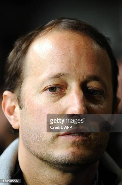 The mayor of Buenos Aires' Lomas de Zamora district and deputy candidate for the ruling Victory Front party, Martin Insaurralde, is pictured before...