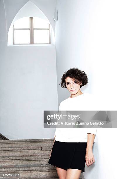 Actress Jasmine Trinca poses for a portrait during the 66th Locarno Film Festival on August 11, 2013 in Locarno, Switzerland.