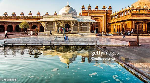 fatehpur sikri - tomb of salim chishti - fatehpur sikri - fotografias e filmes do acervo