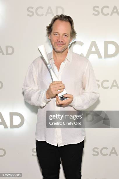 Peter Sarsgaard attends the Vanguard Award Presentation during 26th SCAD Savannah Film Festival at Trustees Theater on October 26, 2023 in Savannah,...