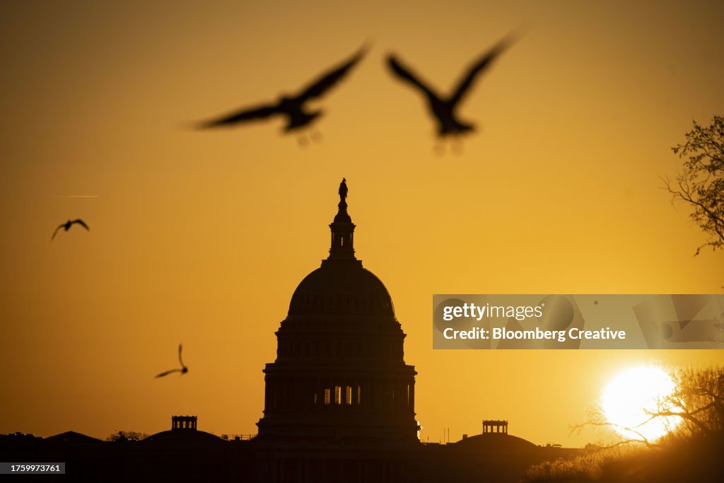 US Capitol Building In Washington DC