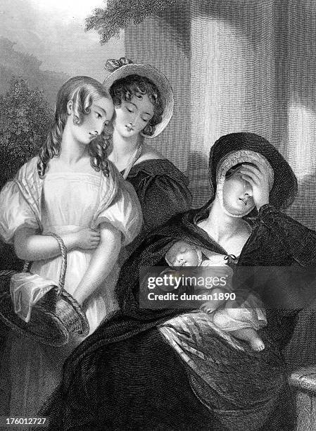 illustrations, cliparts, dessins animés et icônes de dommage-jane austen. - jane austen