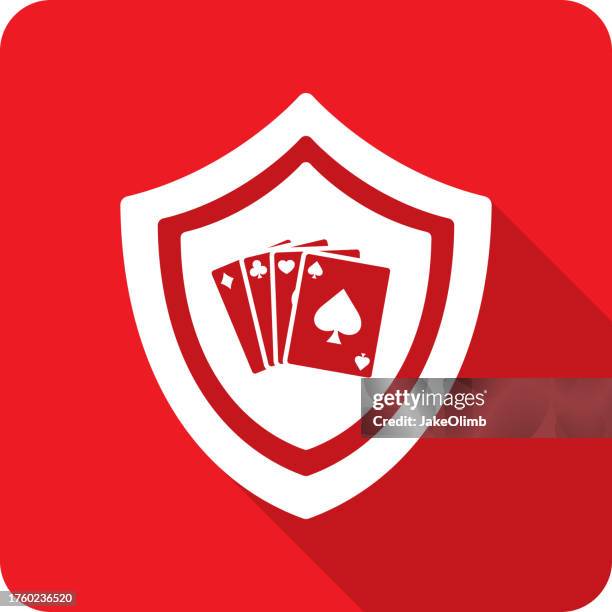 Playing Solitaire Game On Green Background Stock Vector (Royalty