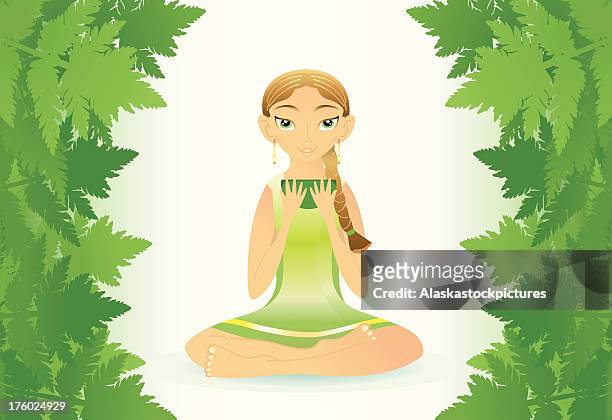 美容 yogawoman (林ムード）。 - bequem点のイラスト素材／クリップアート素材／マンガ素材／アイコン素材