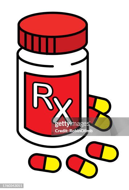 pill bottle with pills - pill background stock illustrations