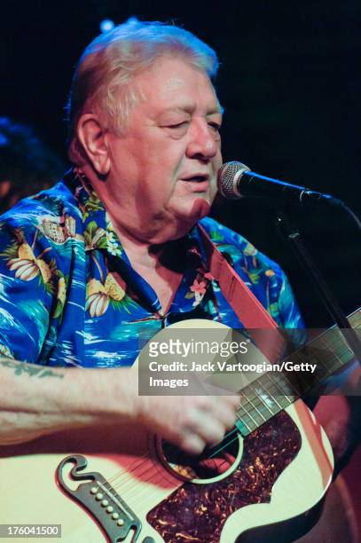 Country music singer, songwriter, and producer Cowboy Jack Clement, born Jack Henderson Clement, , performs at Joe's Pub, New York, New York, April...