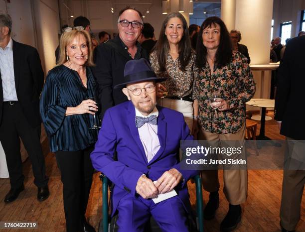 Ayn Grinstein, Kevin Swanson, Sidney Felsen, Stacy Tenenbaum Stark and Suzanne Felsen attend as the Roy Lichtenstein Foundation commemorates the...