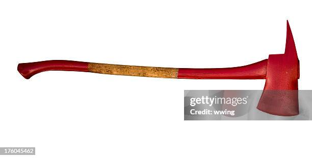 vintage fireman's axt - axt stock-fotos und bilder