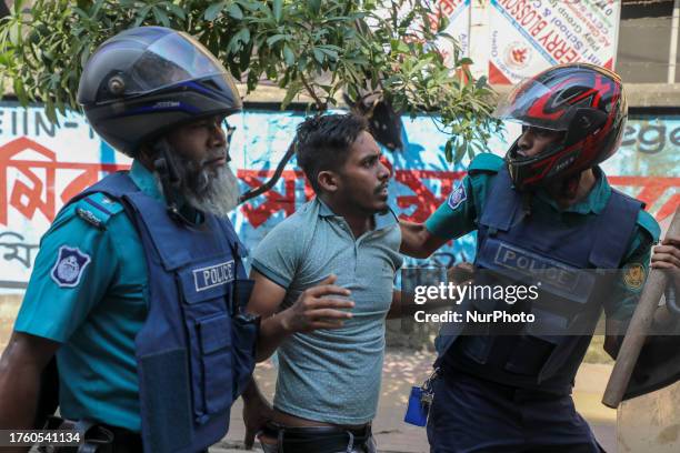 Police and garment workers protesting for a raise became embroiled in a clash, as they entered the third day of their demonstrations in Dhaka,...