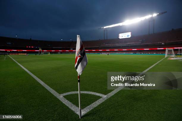 General view of the stadium before the match between Sao Paulo and Cruzeiro as part of Brasileirao Series A 2023 at Morumbi Stadium on November 2,...