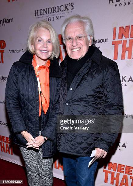Jill Rose and Jerry Zaks at the Broadway Opening Night of "I Need That" held at American Airlines Theatre on November 2, 2023 in New York City.