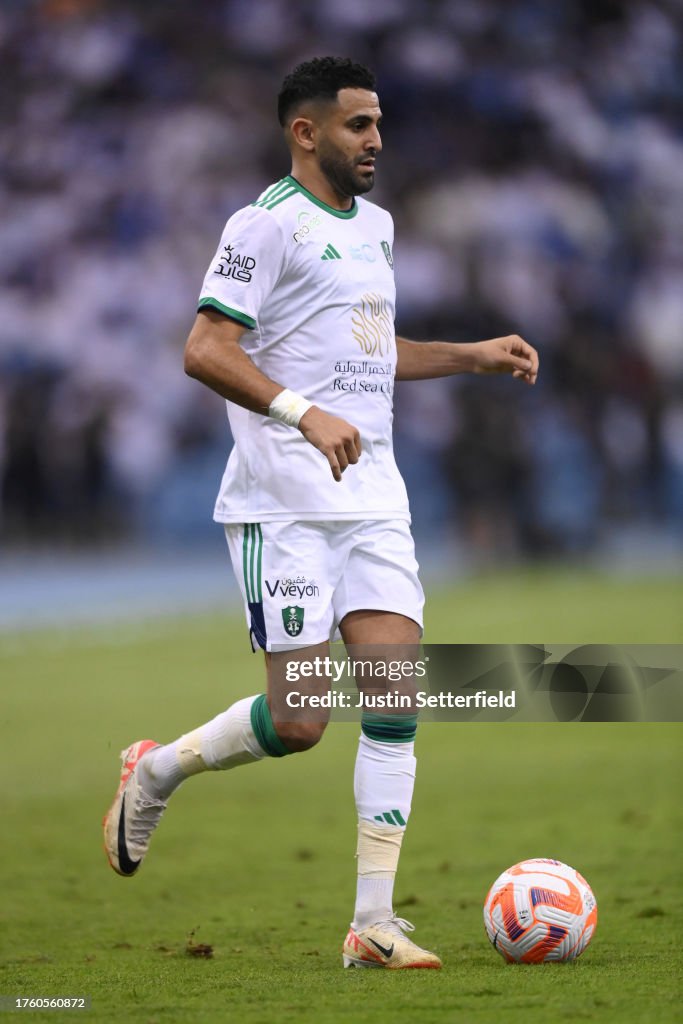 Riyad Mahrez Of Al Ahli During The Saudi Pro League Match Between Al riyad-mahrez-of-al-ahli-during-the-saudi-pro-league-match-between-al