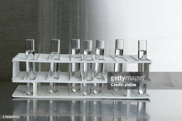 rack with filled test tubes xxxl - test tube rack stock pictures, royalty-free photos & images
