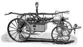 Early fire engine | Antique Design Illustrations