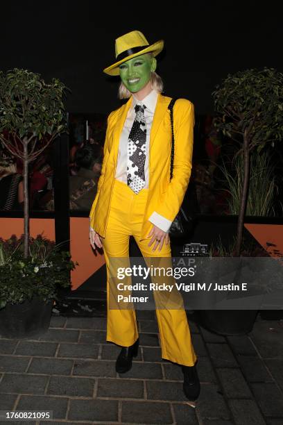 Roxy Horner seen attending Hallowzeem Party at Gaucho to celebrate Halloween 2023 on October 27, 2023 in London, England.