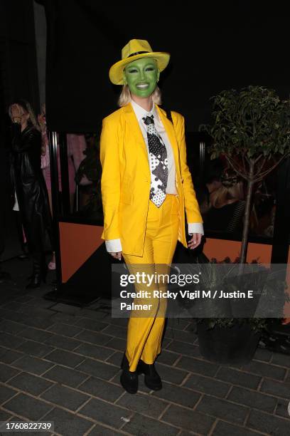 Roxy Horner seen attending Hallowzeem Party at Gaucho to celebrate Halloween 2023 on October 27, 2023 in London, England.