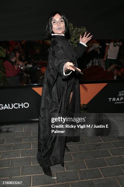 Candice Brown seen attending Hallowzeem Party at Gaucho to celebrate Halloween 2023 on October 27, 2023 in London, England.