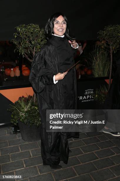 Candice Brown seen attending Hallowzeem Party at Gaucho to celebrate Halloween 2023 on October 27, 2023 in London, England.