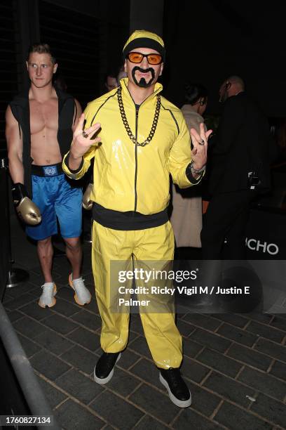 George Lineker seen attending Hallowzeem Party at Gaucho to celebrate Halloween 2023 on October 27, 2023 in London, England.