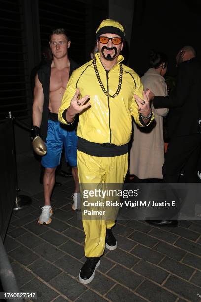 George Lineker seen attending Hallowzeem Party at Gaucho to celebrate Halloween 2023 on October 27, 2023 in London, England.