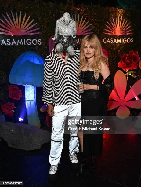 Jared Eng and Catherine Davis attend the Annual Casamigos Halloween Party on October 27, 2023 in Los Angeles, California.