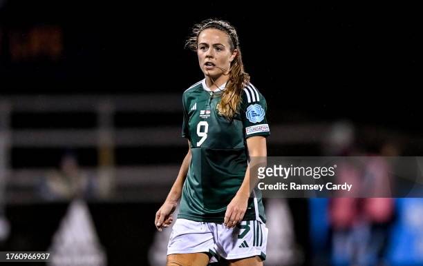 Belfast , United Kingdom - 31 October 2023; Simone Magill of Northern Ireland during the UEFA Women's Nations League B match between Northern Ireland...