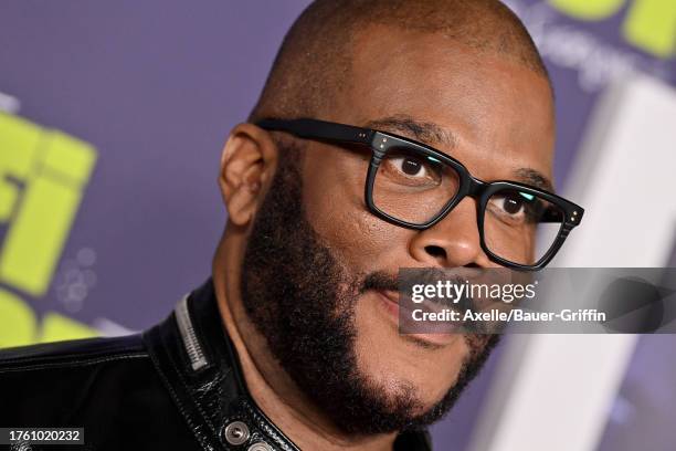 Tyler Perry attends the 2023 AFI Fest - Centerpiece Screening of "Maxine's Baby: The Tyler Perry Story" at TCL Chinese Theatre on October 27, 2023 in...