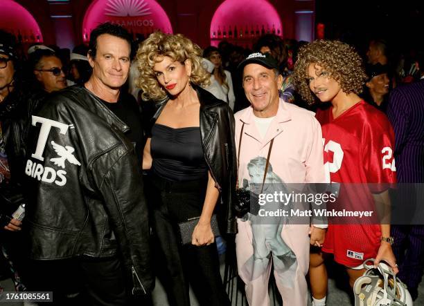 Rande Gerber, Cindy Crawford, Michael Meldman, and Veronika Vařeková attend the Annual Casamigos Halloween Party on October 27, 2023 in Los Angeles,...