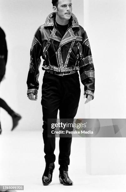 Dolce and Gabbana men's leather jackets and vests