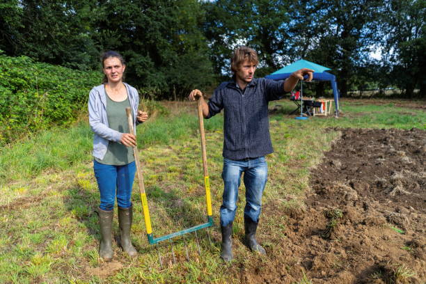 A farmer couple