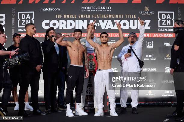 Joe Cordina and Edward Vazquez Weigh In ahead of their IBF Super-Featherweight World Title fight tomorrow night at Casino de Monte-Carlo on November...