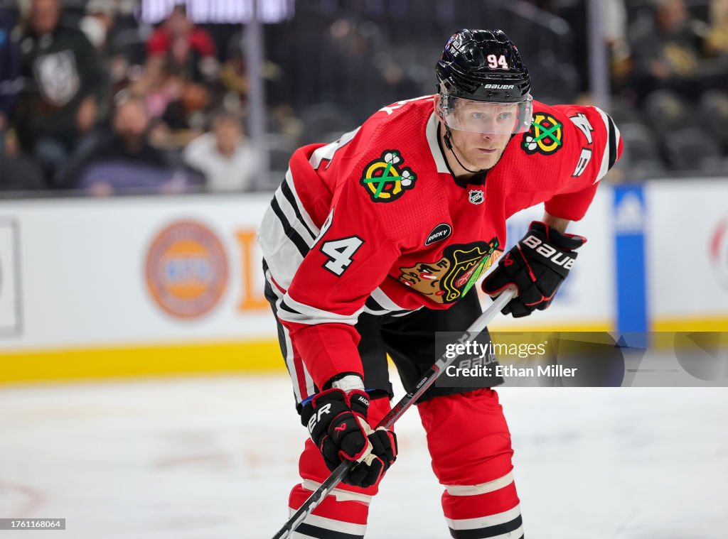Chicago Blackhawks v Vegas Golden Knights
