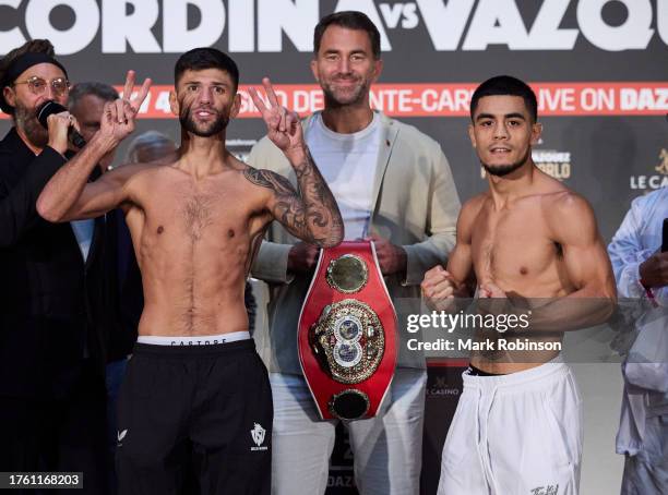 Joe Cordina and Edward Vazquez Weigh In ahead of their IBF Super-Featherweight World Title fight tomorrow night at Casino de Monte-Carlo on November...