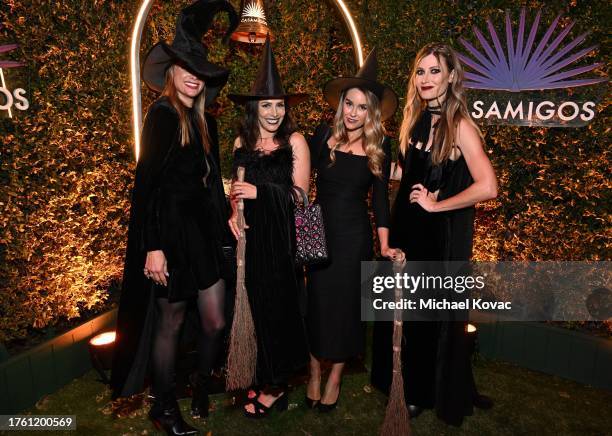 Lauren Conrad and guests attend the Annual Casamigos Halloween Party on October 27, 2023 in Los Angeles, California.