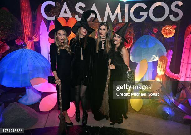 Lauren Conrad and guests attend the Annual Casamigos Halloween Party on October 27, 2023 in Los Angeles, California.