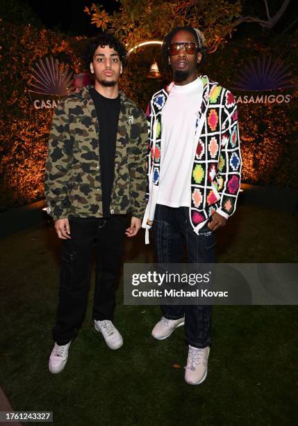 Zaire Wade and guests attend the Annual Casamigos Halloween Party on October 27, 2023 in Los Angeles, California.