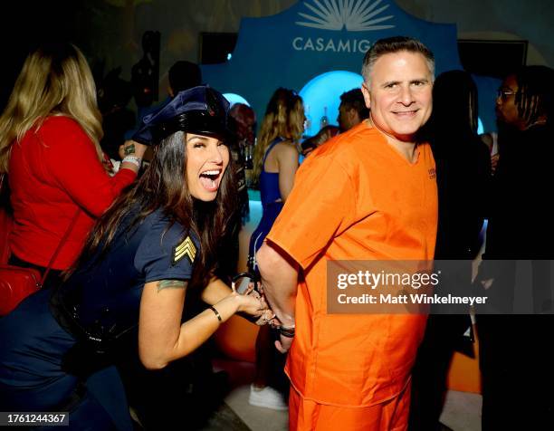 Andrew Sasson attends the Annual Casamigos Halloween Party on October 27, 2023 in Los Angeles, California.