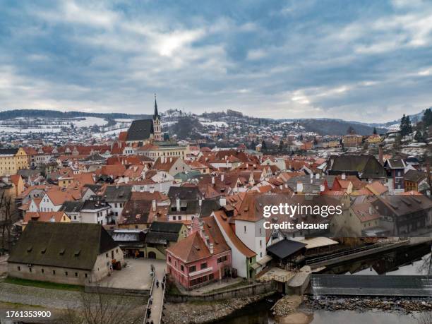 český krumlov - cesky krumlov foto e immagini stock