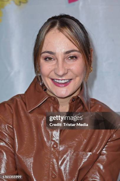 Kristina Vogel attends the book presentation of Riccardo Simonetti's "Ein Neues Zuhause" at Soho House on November 3, 2023 in Berlin, Germany.