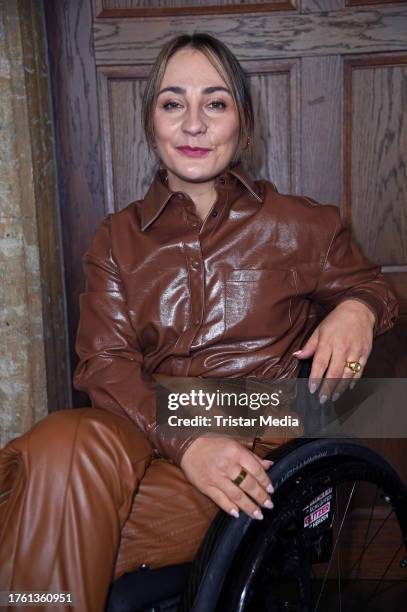 Kristina Vogel attends the book presentation of Riccardo Simonetti's "Ein Neues Zuhause" at Soho House on November 3, 2023 in Berlin, Germany.
