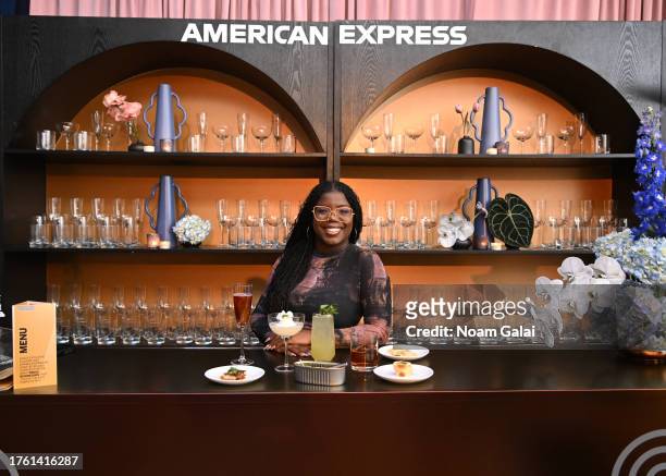 Lauren "LP" O'Brien is featured at American Express' Raise the Bar with Business Gold pop-up experience highlighting the refreshed Business Gold Card...