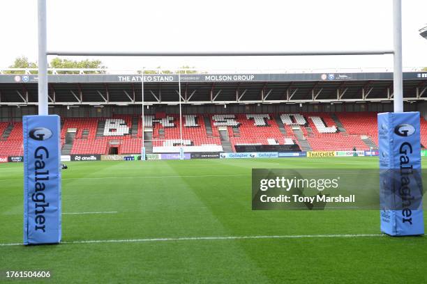 General view of Ashton Gate Stadium, home of Bristol Bears ahead of the Gallagher Premiership Rugby match between Bristol Bears and Harlequins at...