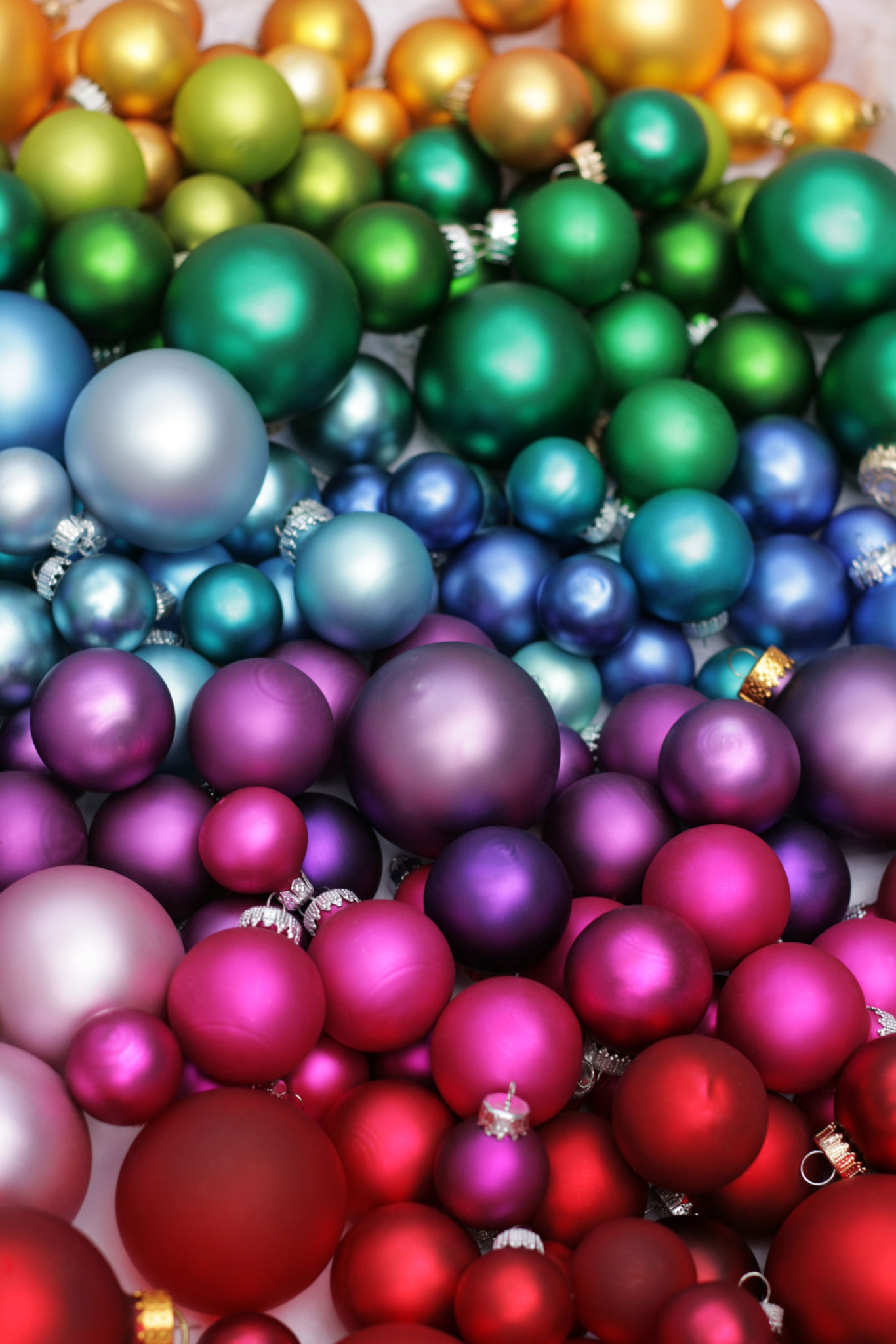 colorful christmas decor